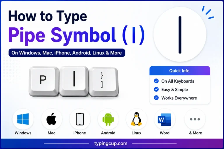 How to type Tilde Symbol (~) of any device