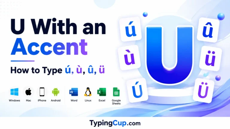 How to type U With an Accent on any device
